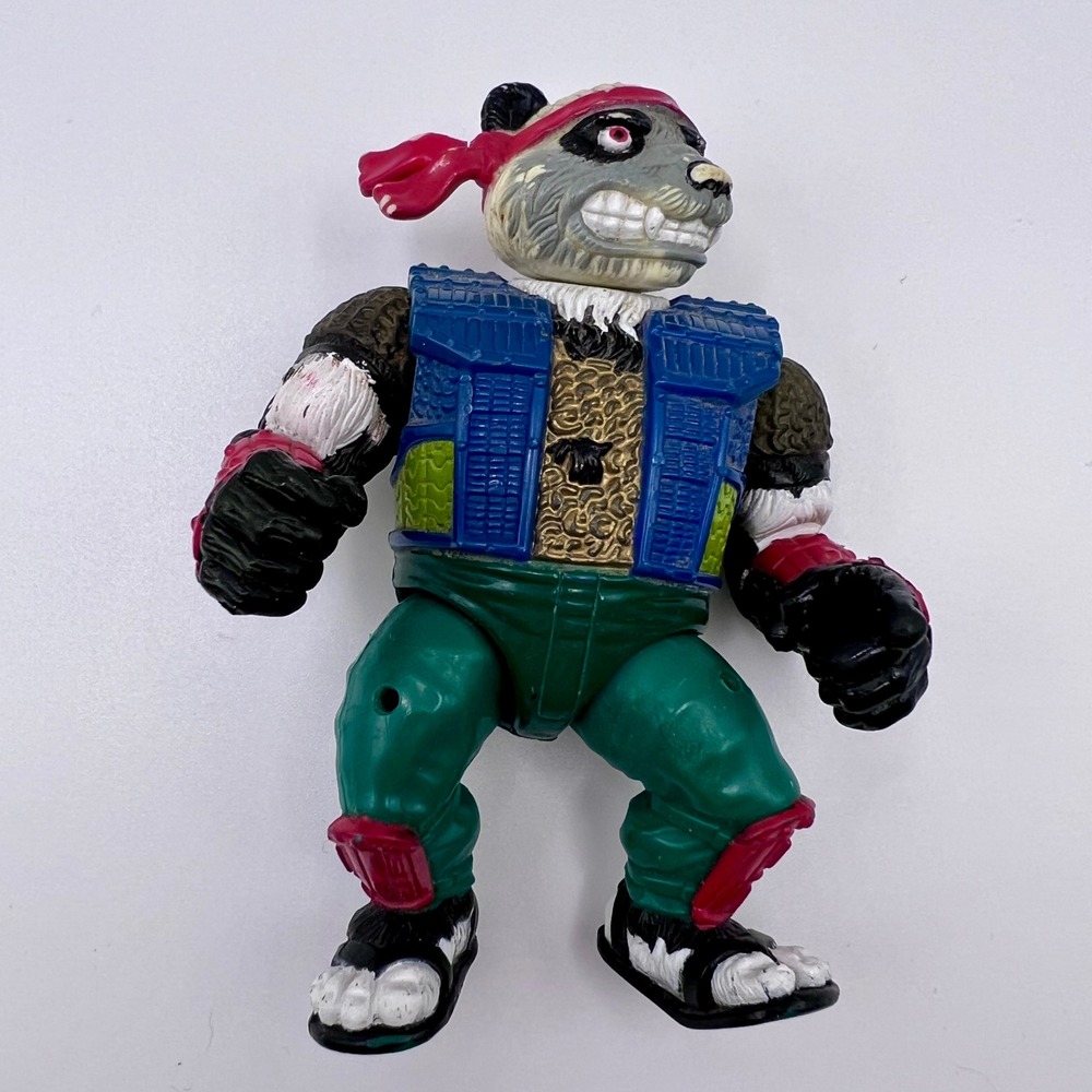 Vintage 1990 Playmates TMNT Panda Khan Action Figure